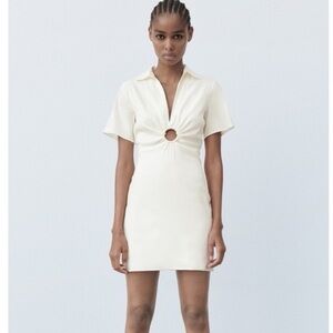 Zara O Ring Mini Dress